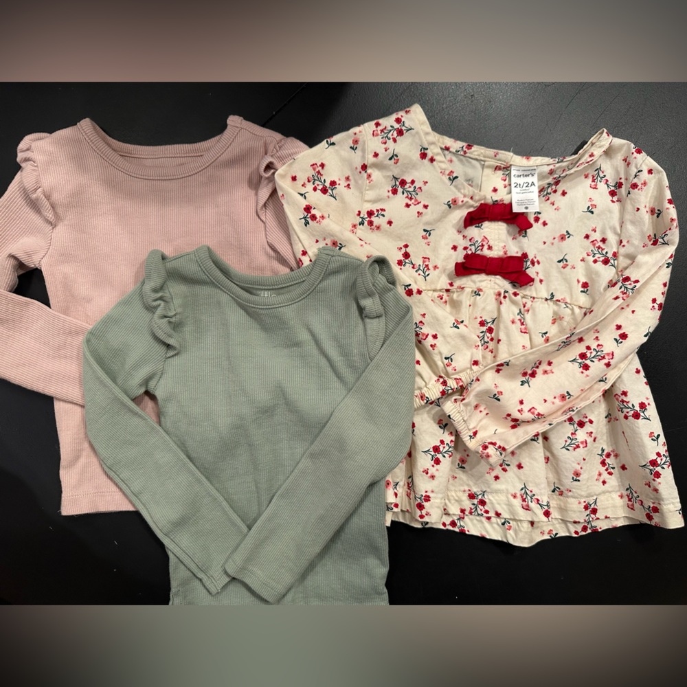 Bundle Carter’s Toddler Long Sleeve Shirts